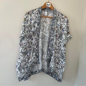 J. Jill floral paisley shrug women's sz S-L